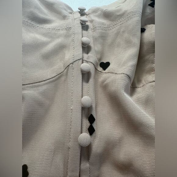 NWT Maeve Tiered Tulle Removable Straps Midi Dress Velvet Details Size 2X - Picture 12 of 13